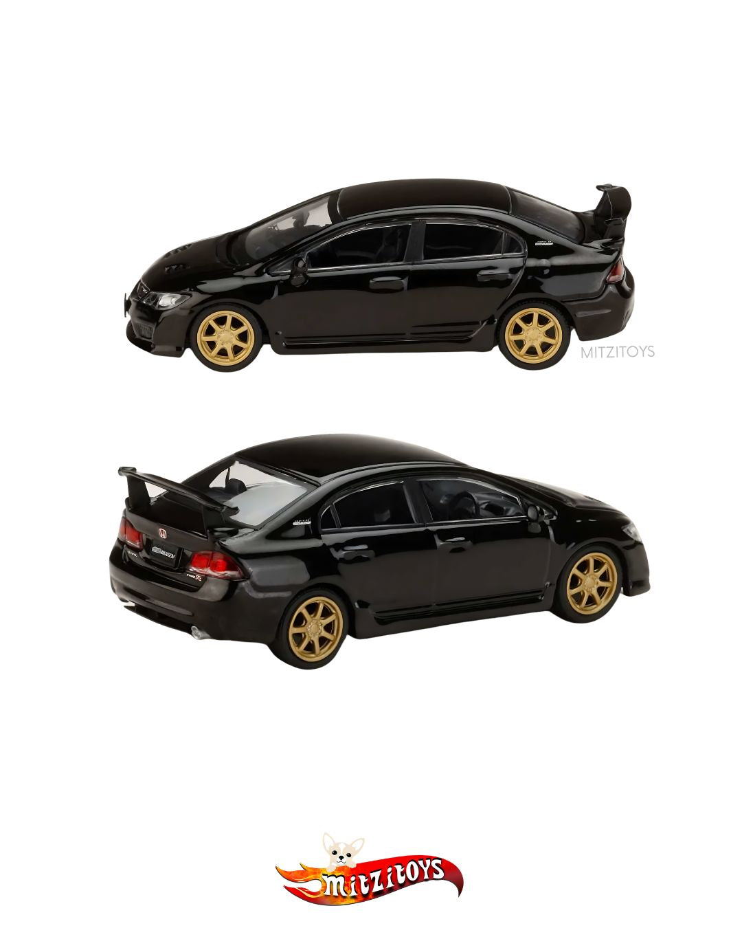 Mugen Honda Civic Type R (FD2) #010 - JDM64 - Hobby Japan