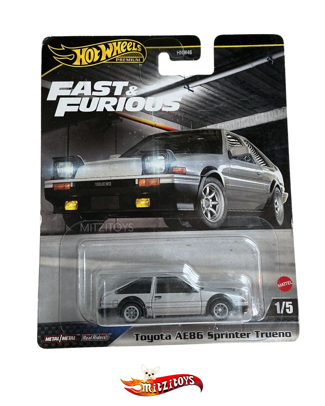 Toyota AE86 Sprinter Trueno (1/5) - Fast & Furious (Detalle) - Hot Wheels Premium