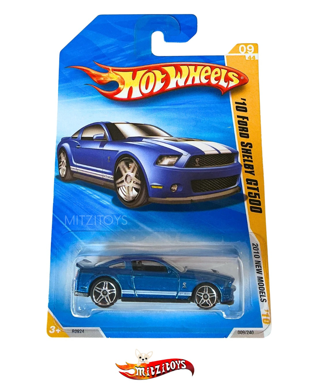 '10 Ford Shelby GT500 (09/44) Azul - 2010 New Models - Básico