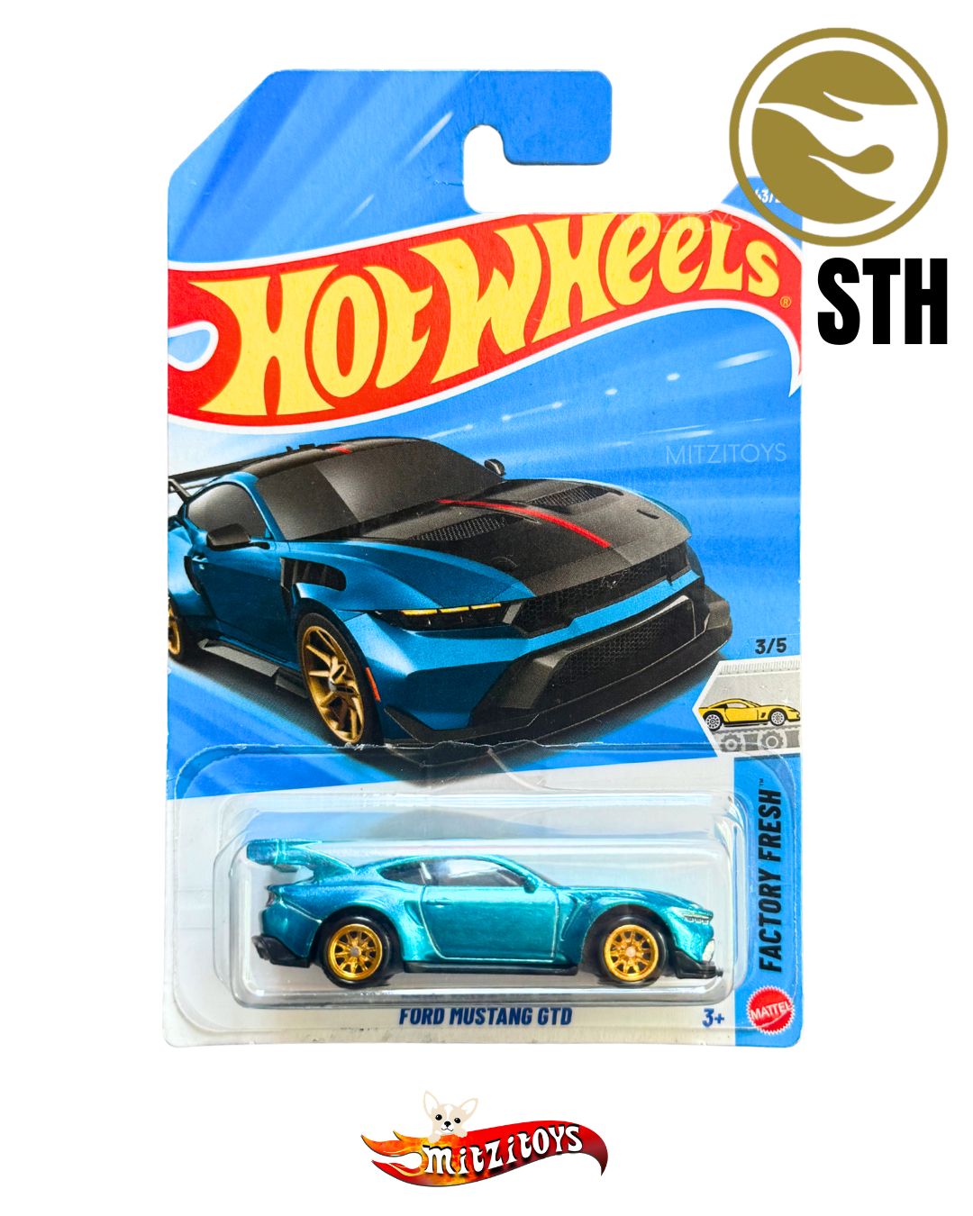 Ford Mustang GTD (3/5) - Factory Fresh - Super Treasure Hunt (STH) - Hot Wheels Mainline