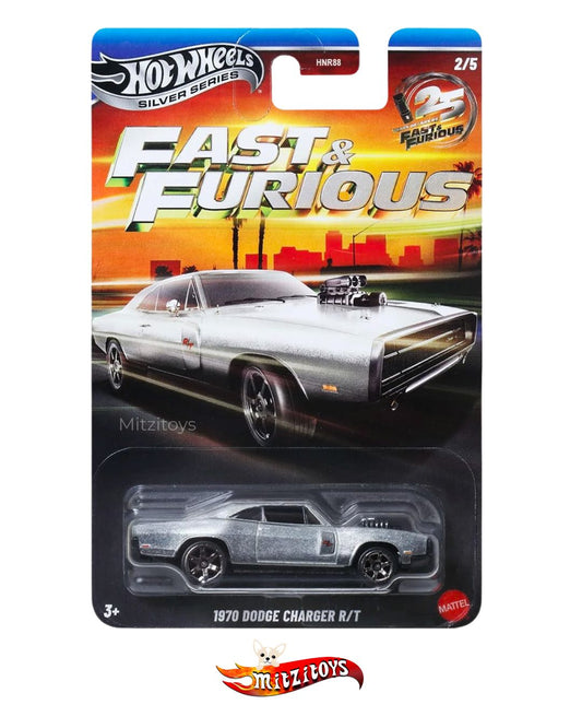 1970 Dodge Charger R/T (2/5) - Fast & Furious - Hot Wheels Silver Series