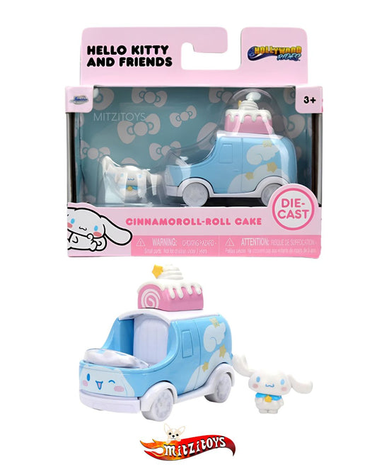 Cinnamoroll-Roll Cake / Hello Kitty and Friends Hollywood Rides - Jada Toys Die-Cast