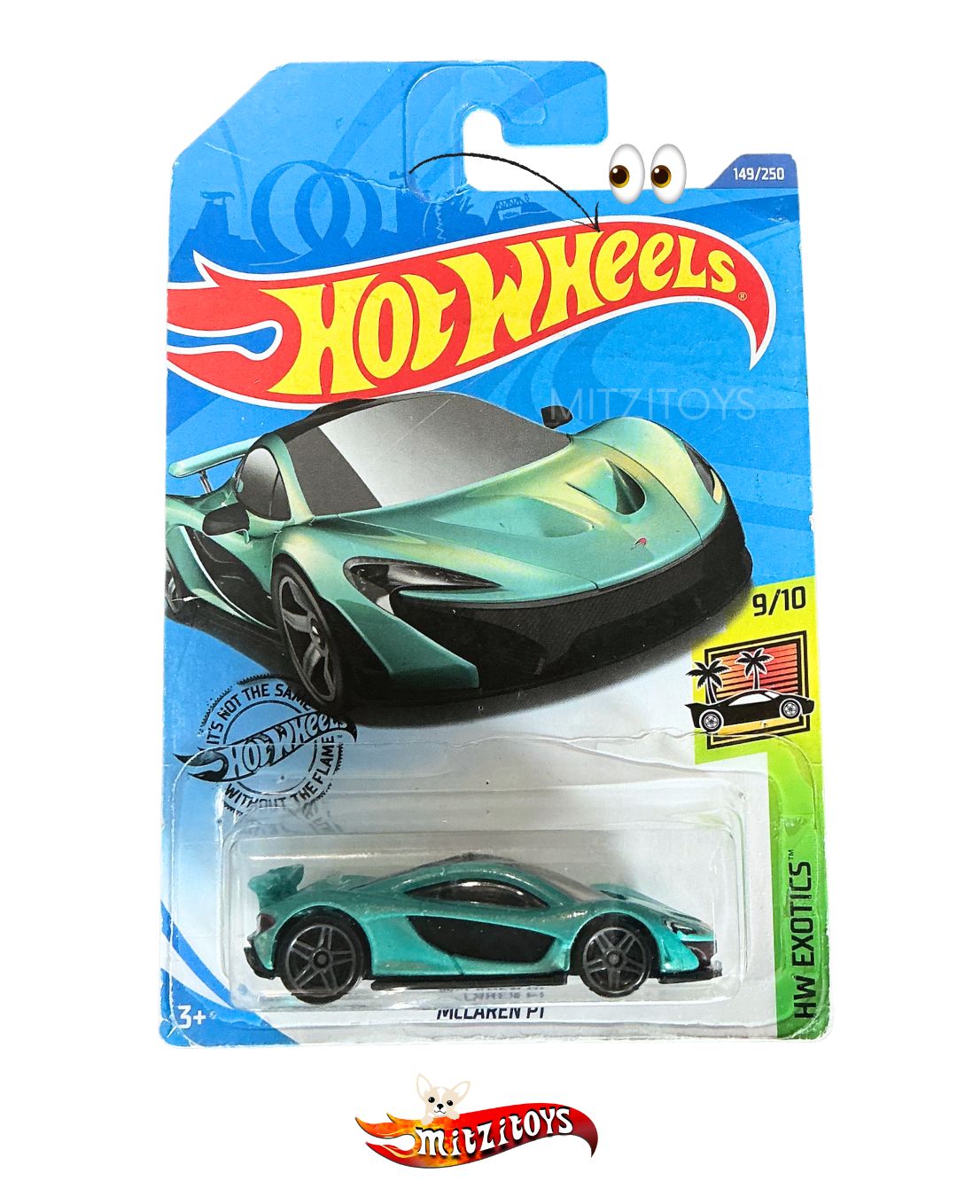 McLaren P1 Aqua Detalle- Hot Wheels: HW Exotics (149/250)