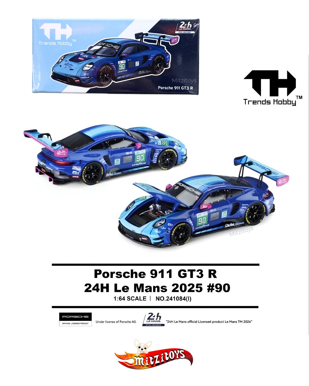 Porsche 911 GT3 R 24H Le Mans #90 - Trends Hobby