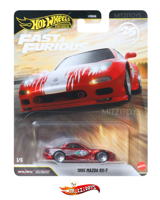 1995 Mazda RX7 (Chase) - Hot Wheels Premium - Fast & Furious (1/5)