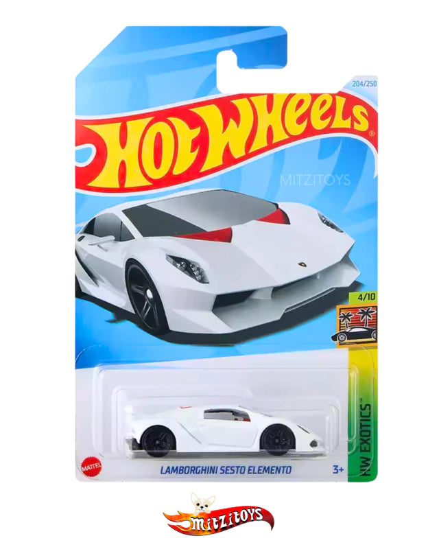 Lamborghini Sesto Elemento Blanco - Hot Wheels Basico