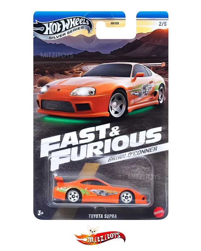 Toyota Supra (Brian O'Conner) - Hot Wheels Silver Series - Fast & Furious 2/5