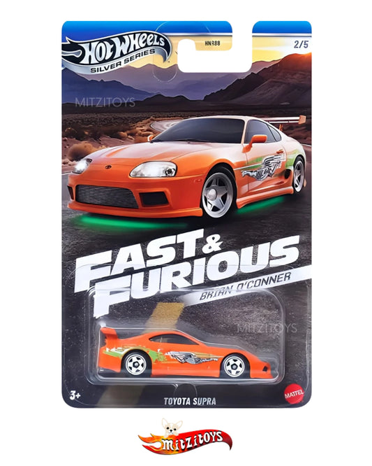 Toyota Supra (Brian O'Conner) - Hot Wheels Silver Series - Fast & Furious 2/5