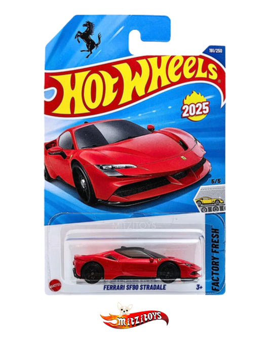 Ferrari SF90 Stradale Rojo - Hot Wheels - Factory Fresh (5/5)