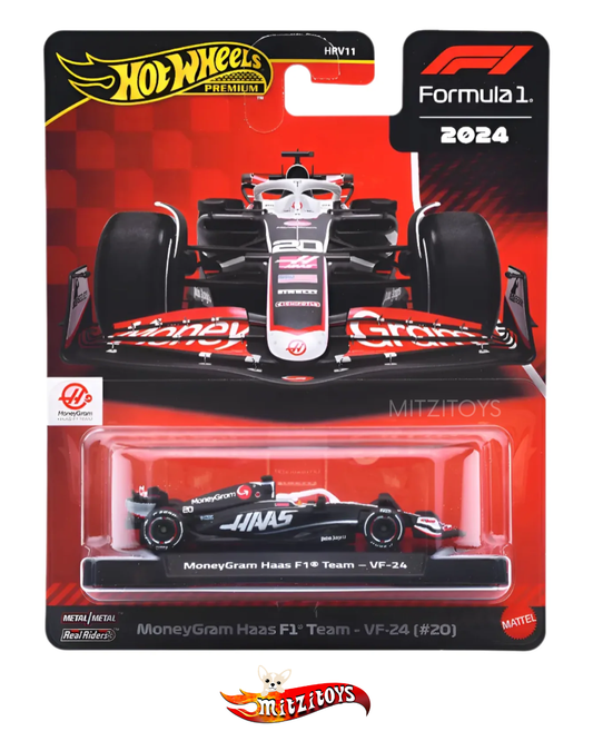 MoneyGram Haas F1 Team VF-24 (#20) Formula 1 - Hot Wheels Premium 2024