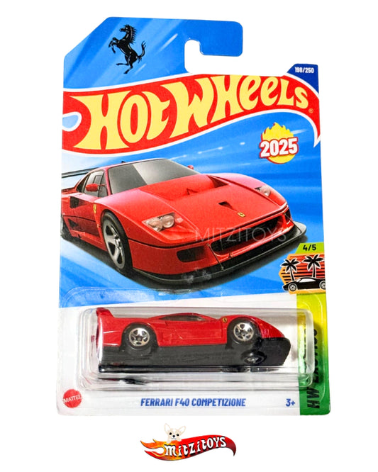 Ferrari F40 Competizione Rojo - Hot Wheels (HW Exotics 2025)
