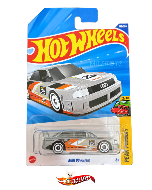 Audi 90 Quattro Plata, Peak Performance 2/10; Hot Wheels Básico