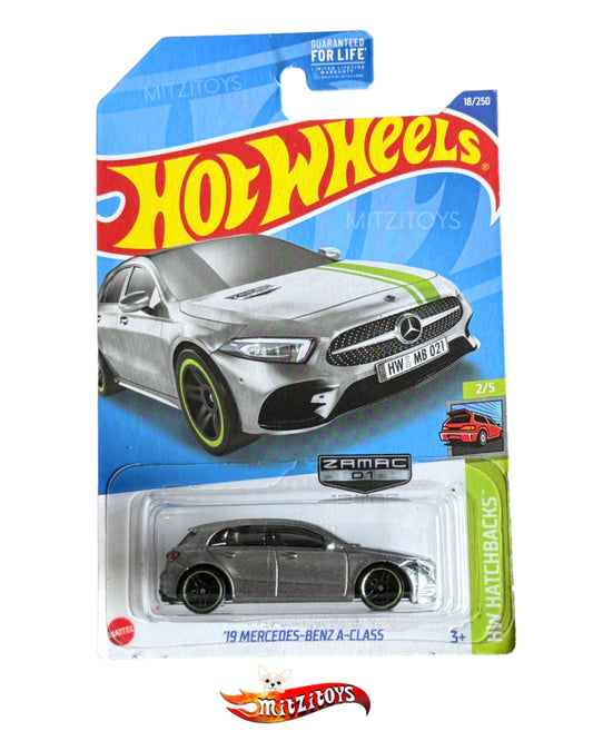 '19 Mercedes-Benz A-Class - Hot Wheels - HW Hatchbacks (2/5) - Edición ZAMAC