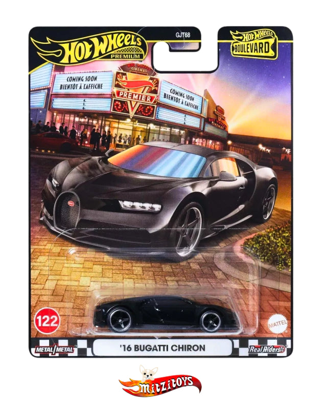 '16 Bugatti Chiron - Hot Wheels Premium Boulevard 2025 (#122)