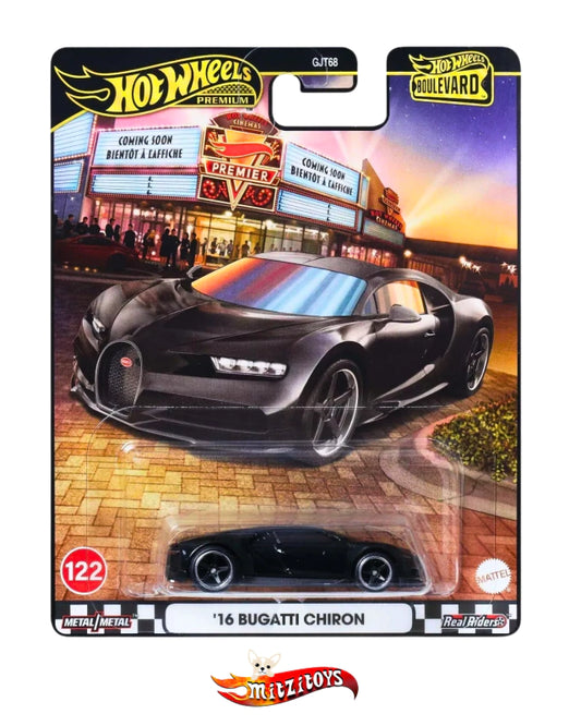'16 Bugatti Chiron - Hot Wheels Premium Boulevard 2025 (#122)
