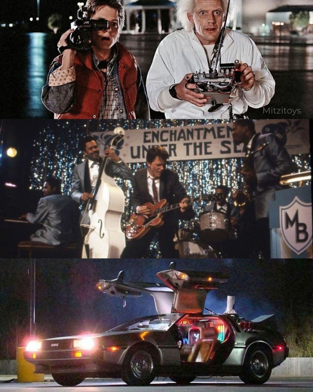 Back to the Future Time Machine - Hover Mode (5/10) - HW Screen Time - Hot Wheels básico