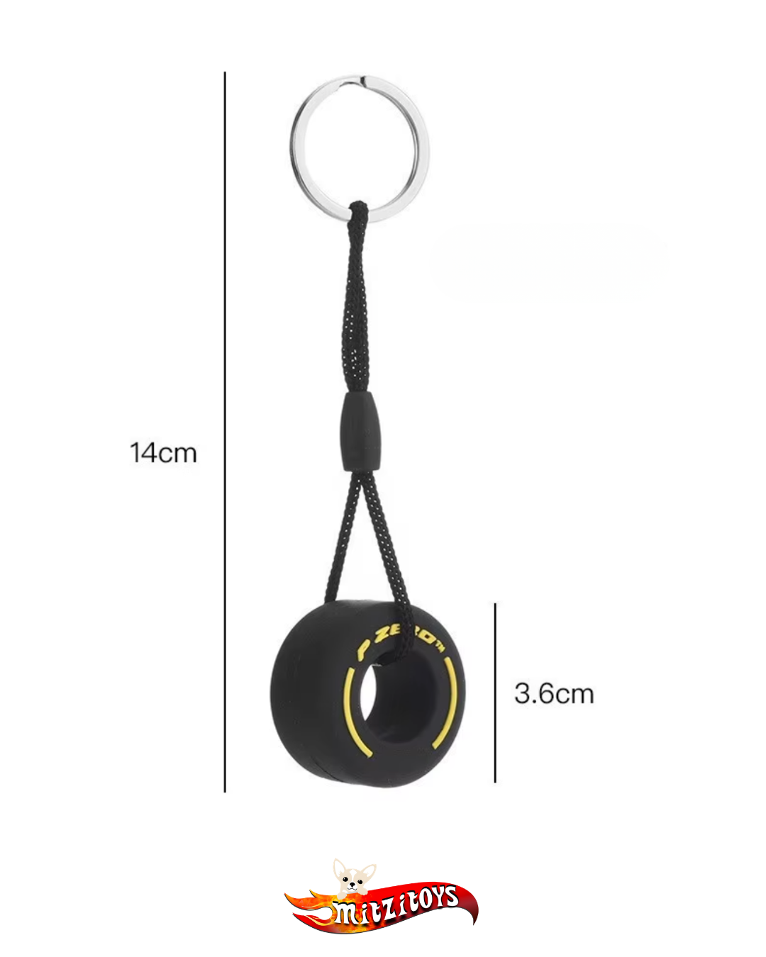 Llavero Llanta Formula 1 Pirelli P Zero  (Varios Colores)