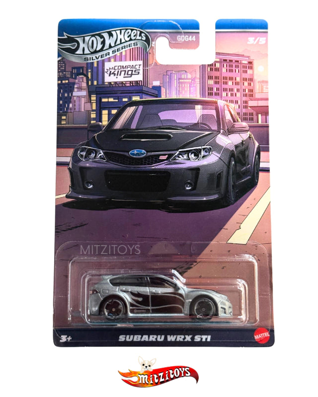 Subaru WRX STI - Hot Wheels Silver Series: Compact Kings (3/5) - Silver