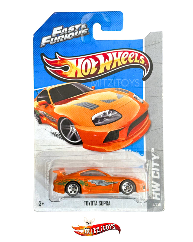 Toyota Supra - Hot Wheels HW City: Fast & Furious (5/250) - Tarjeta Nacional (México)