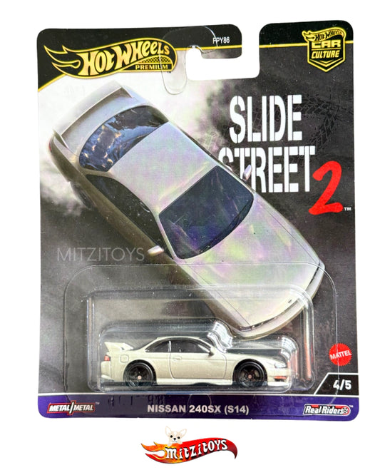 Nissan 240SX (S14) - Hot Wheels Premium - Slide Street 2 (4/5)