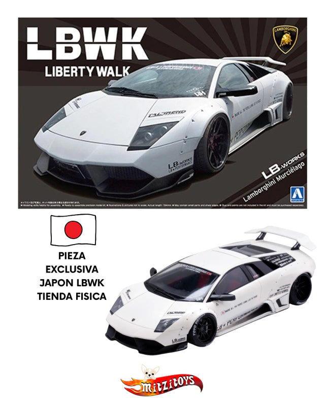 LB-Works Lamborghini Murciélago - Aoshima 1:24 (Liberty Walk Japan Exclusive)