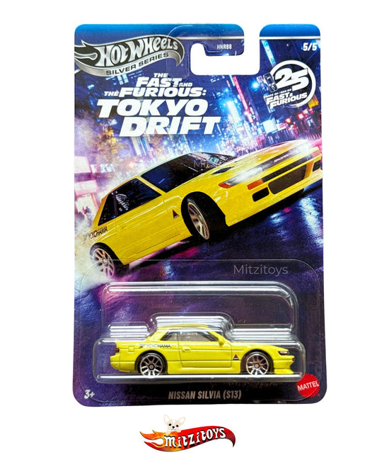 Nissan Silvia (S13) (5/5) - Fast & Furious: Tokyo Drift - hot wheels silver