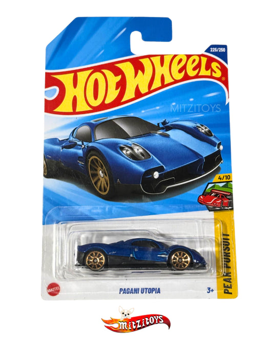 Pagani Utopia Azul, Peak Pursuit 4/10; Hot Wheels Básico