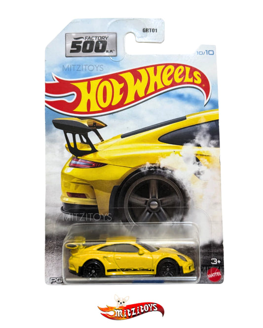 Porsche 911 GT3 RS Amarillo - Hot Wheels - Factory 500 HP (10/10)