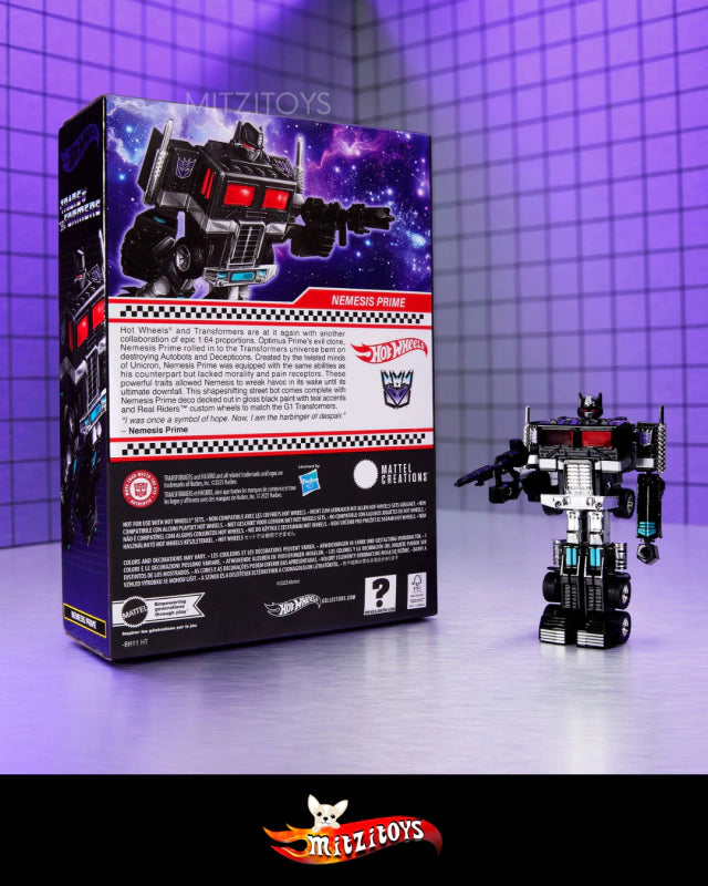 Transformers Nemesis Prime - Hot Wheels x Transformers RLC (2024) - Edición de Coleccionista