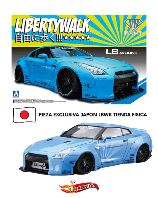LB-Works Nissan GT-R (R35) Type 1.5 - Aoshima 1/24 (Pieza Exclusiva Japón)