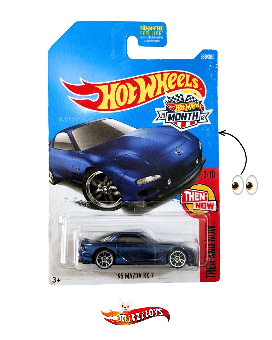 '95 Mazda RX-7 (3/10) (Detalle) - Then and Now - Hot Wheels Básico