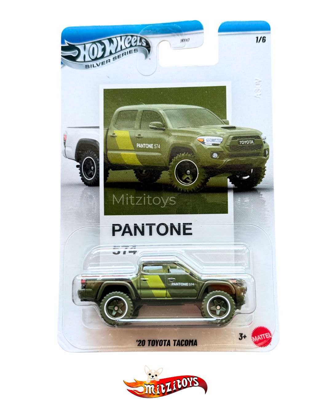 '20 Toyota Tacoma (1/6) - Pantone - Hot Wheels Silver Series