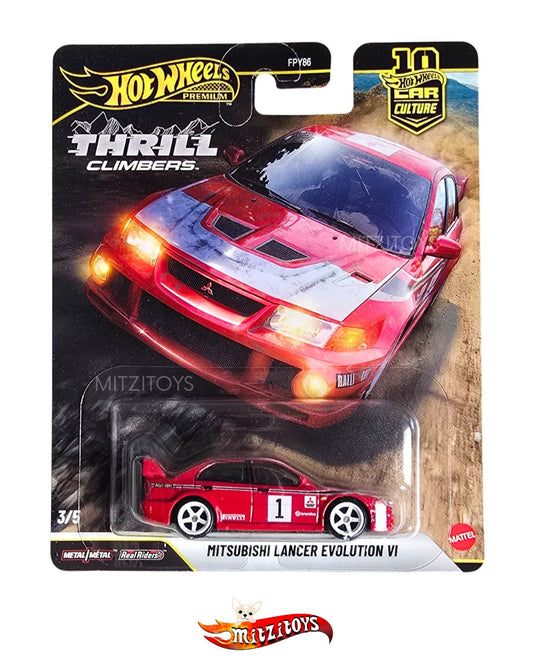 Mitsubishi Lancer Evolution VI  Rojo 3/5; Car Culture: Thrill Climbers HW Premium