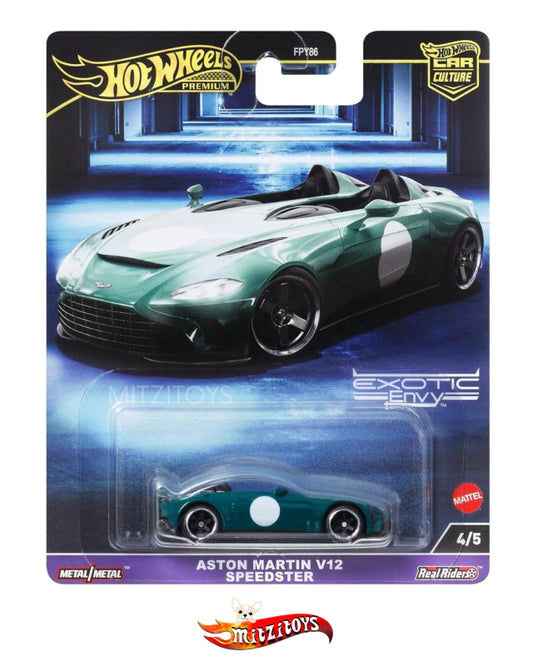 Aston Martin V12 Speedster - Hot Wheels Premium - Exotic Envy 4/5