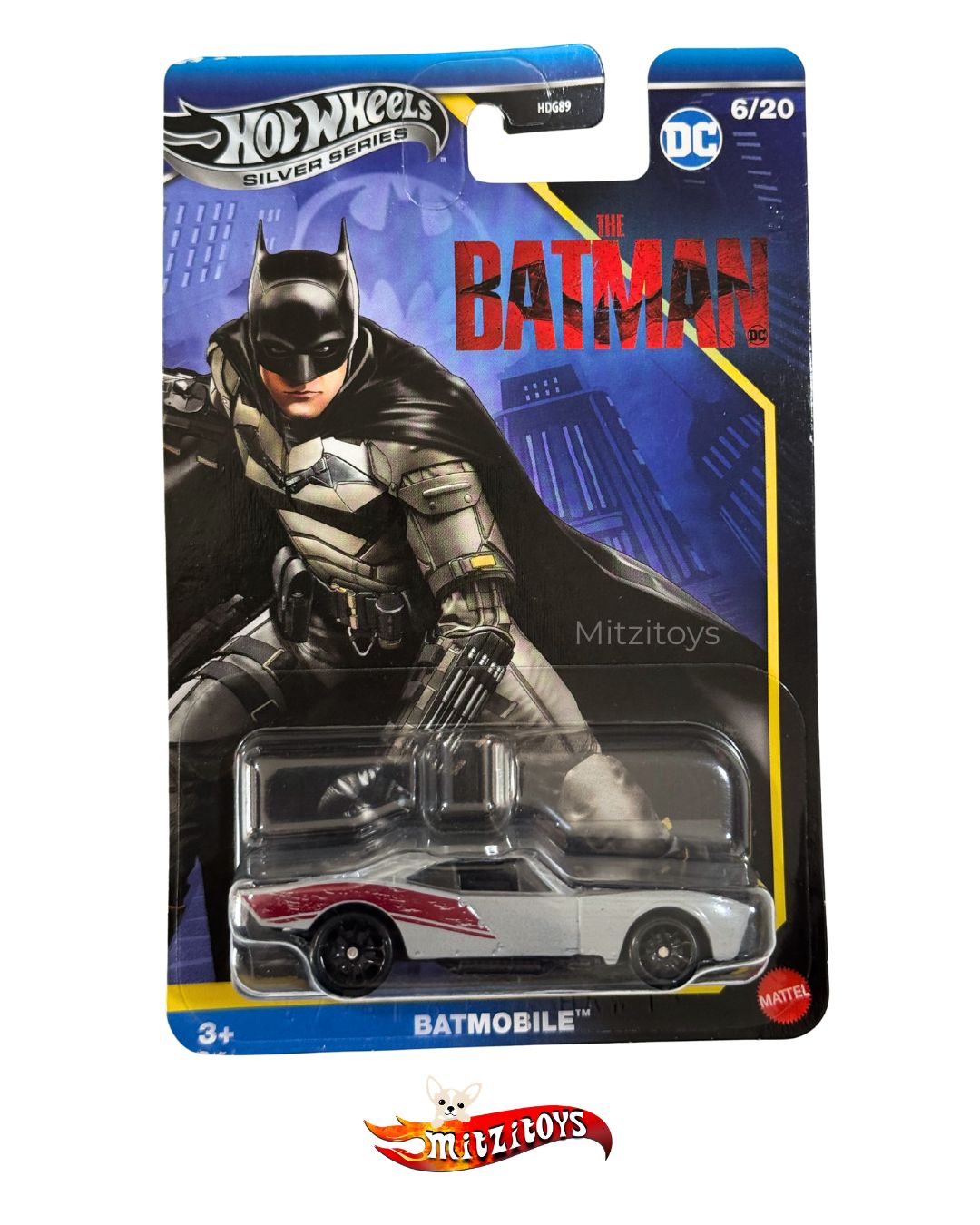 Batmobile (6/20) - Silver Series - The Batman - Hot Wheels Silver