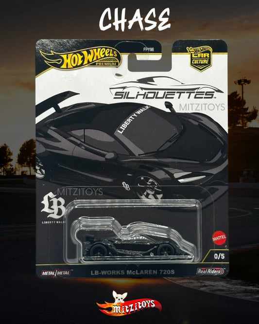 LBWK -WORKS McLaren 720S - Hot Wheels Premium - Silhouettes (Chase 0/5)