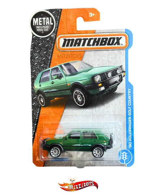 '90 Volkswagen Golf Country Verde - Matchbox (125/125)