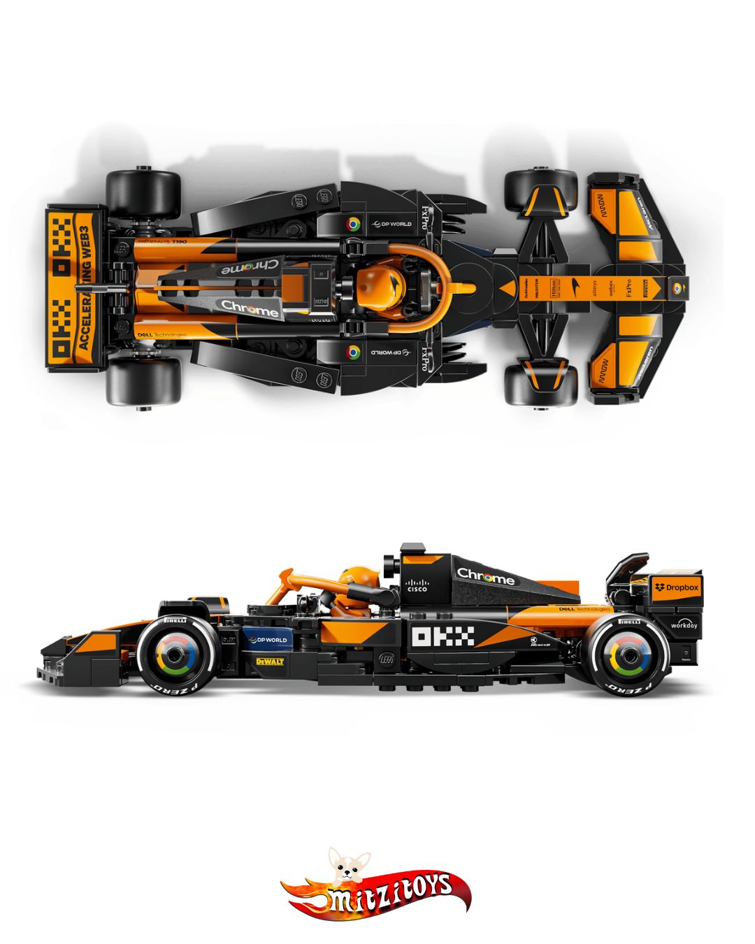 McLaren F1® Team MCL38 Detalle - LEGO Speed Champions - Set de construcción