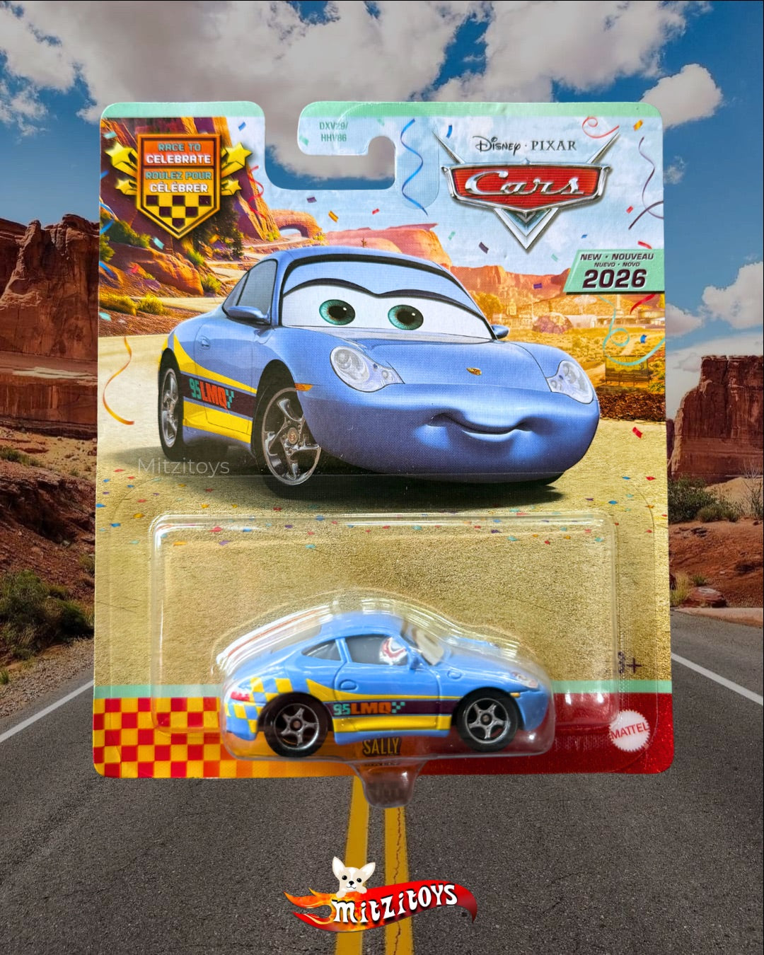 Sally Carrera "Race to Celebrate 2026" - Disney Pixar Cars (Mattel)