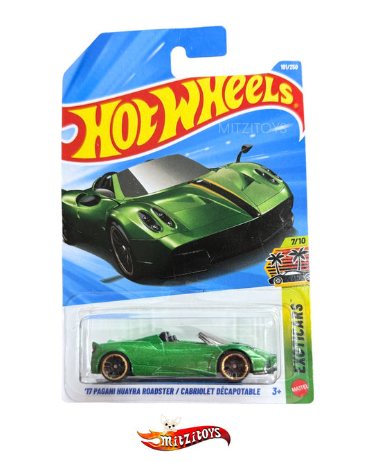 '17 Pagani Huayra Roadster Verde 101/250; HW Exotics Básico