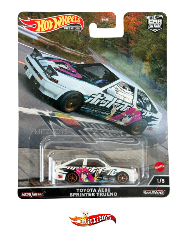 Toyota AE86 Sprinter Trueno - Hot Wheels Premium - Car Culture: Drift Drivers (1/5)