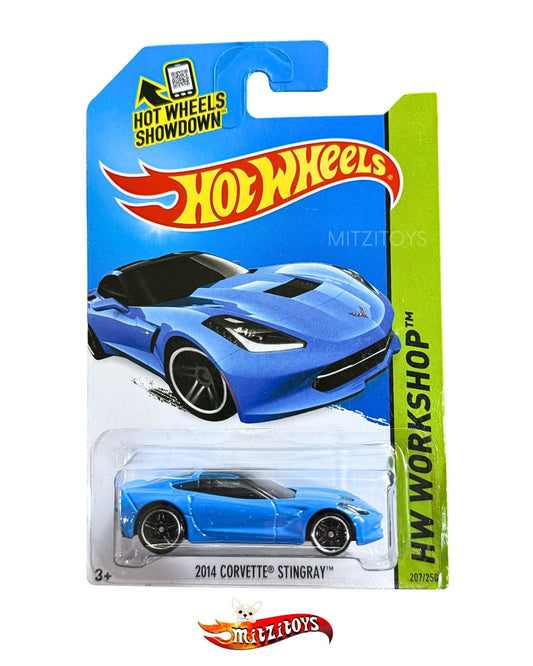2014 Corvette Stingray; Azul  207/250; HW Workshop Básico