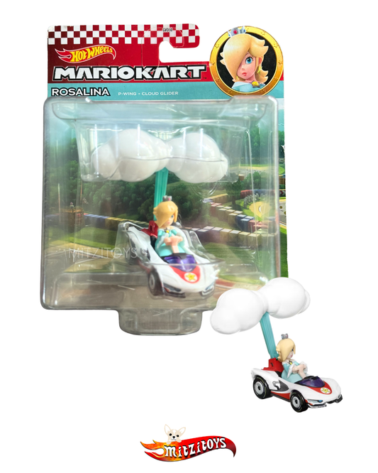 Rosalina P-Wing + Cloud Glider - Hot Wheels Mario Kart (Mix GVD30)