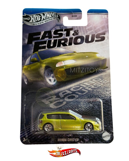 Honda Civic EG - Hot Wheels Silver Series - Fast & Furious