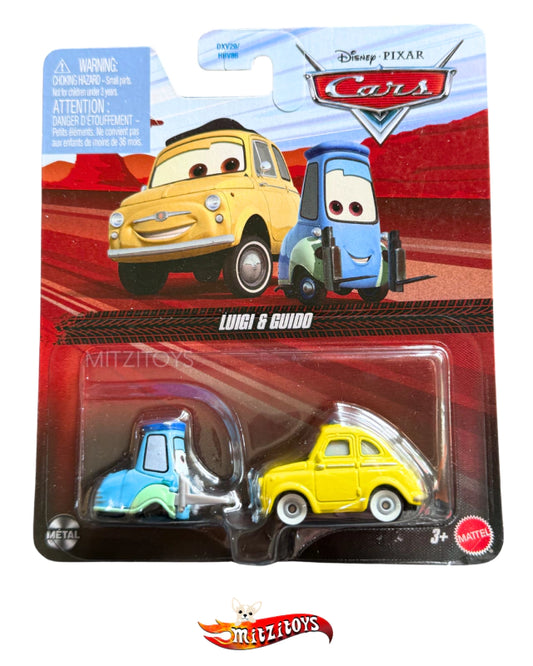 Luigi & Guido - Disney Pixar Cars - Mattel (2-Pack)