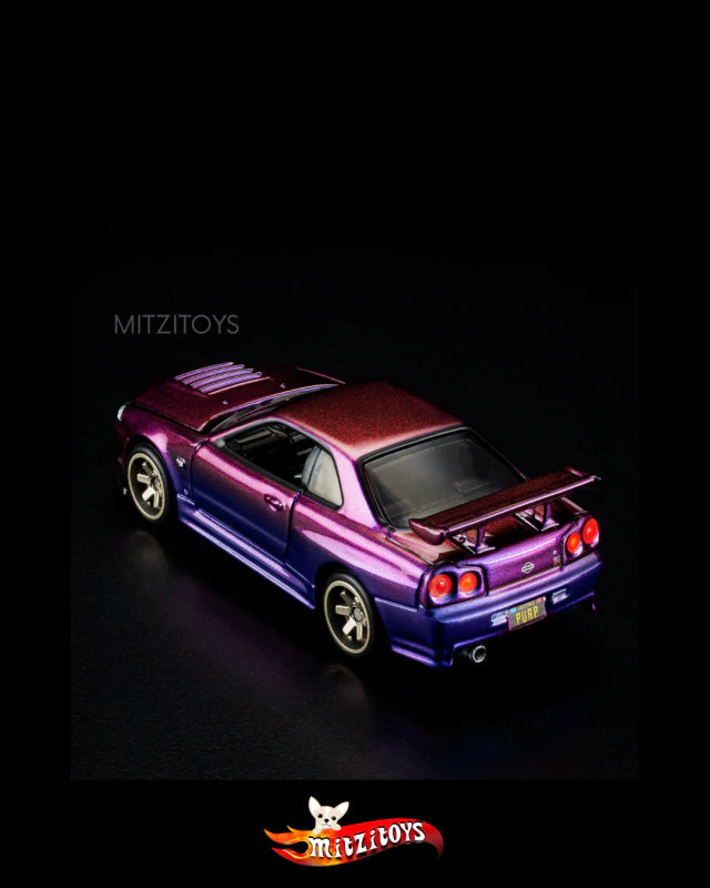 Nissan Skyline GT-R (R34) Midnight Purple - Hot Wheels Red Line Club (RLC)