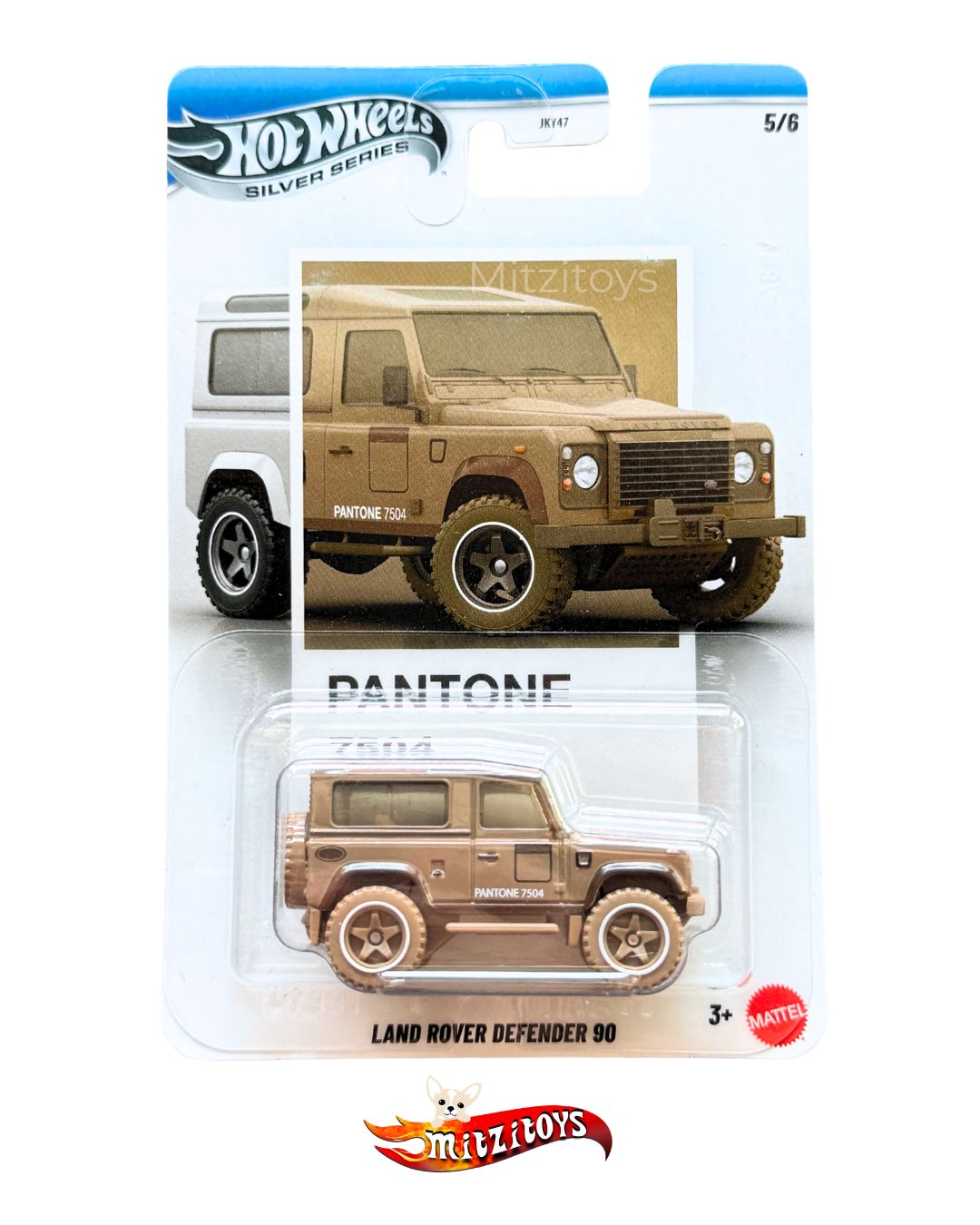 Land Rover Defender 90 (5/6) - Pantone - Hot Wheels Silver Series
