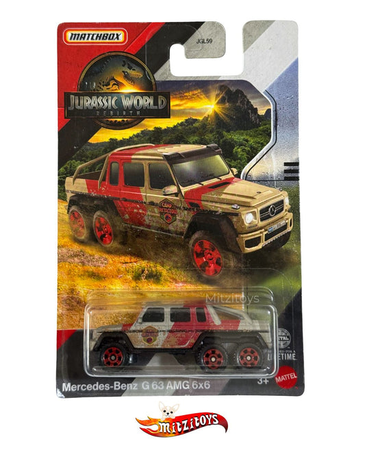 Mercedes-Benz G 63 AMG 6x6 - Jurassic World Rebirth - Matchbox