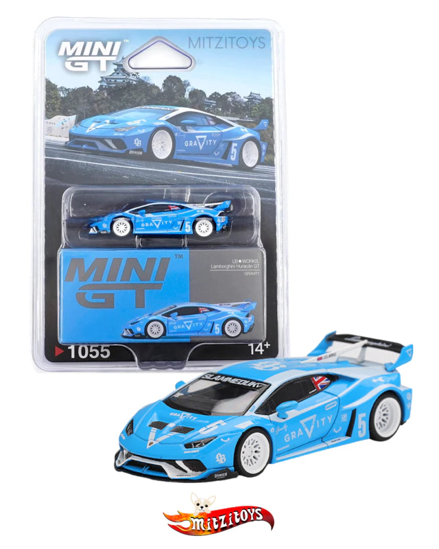 LB★WORKS Lamborghini Huracán GT - Mini GT: Gravity (1055)