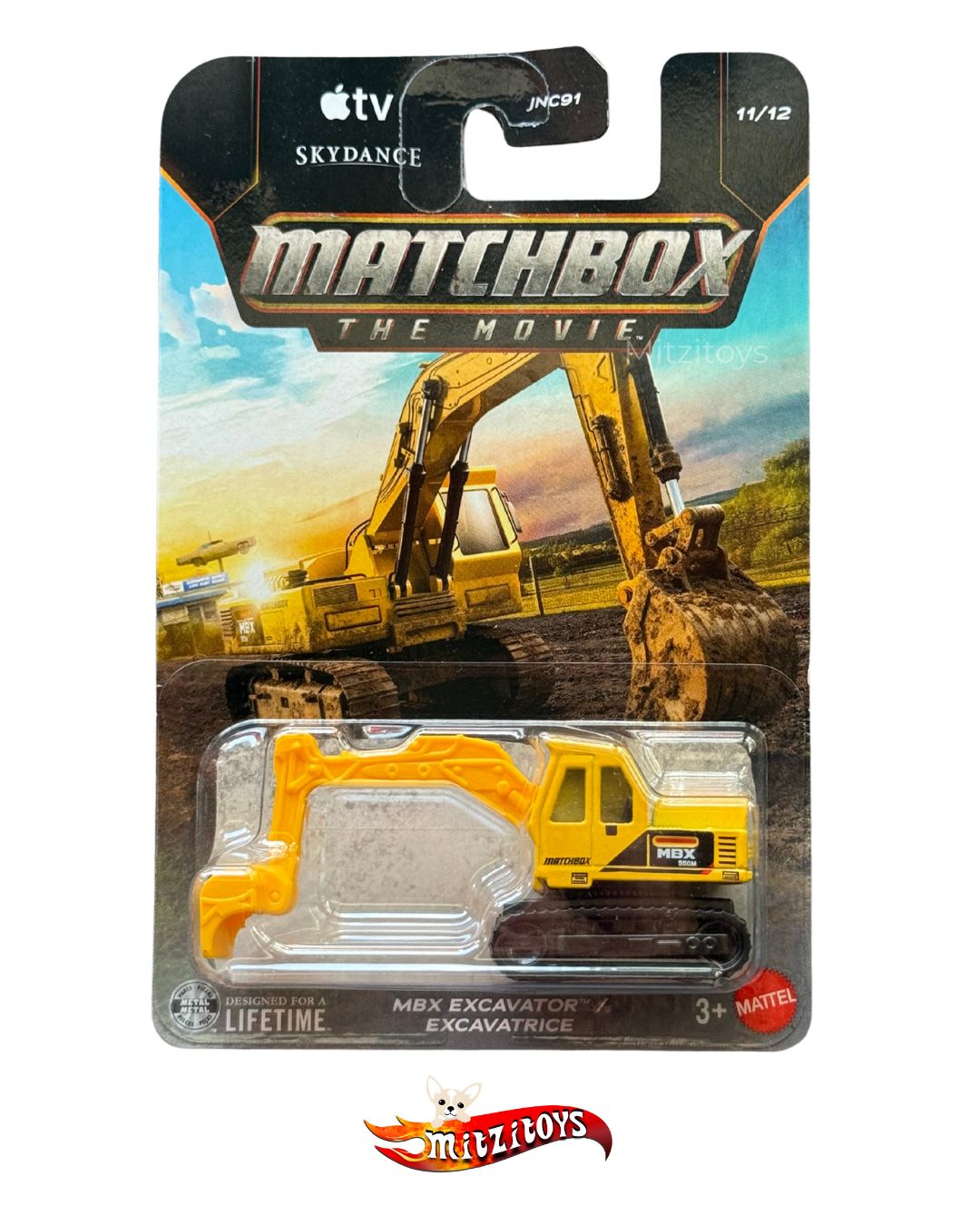 MBX Excavator (11/12) - Matchbox: The Movie (Apple TV+ / Skydance) - Matchbox básico